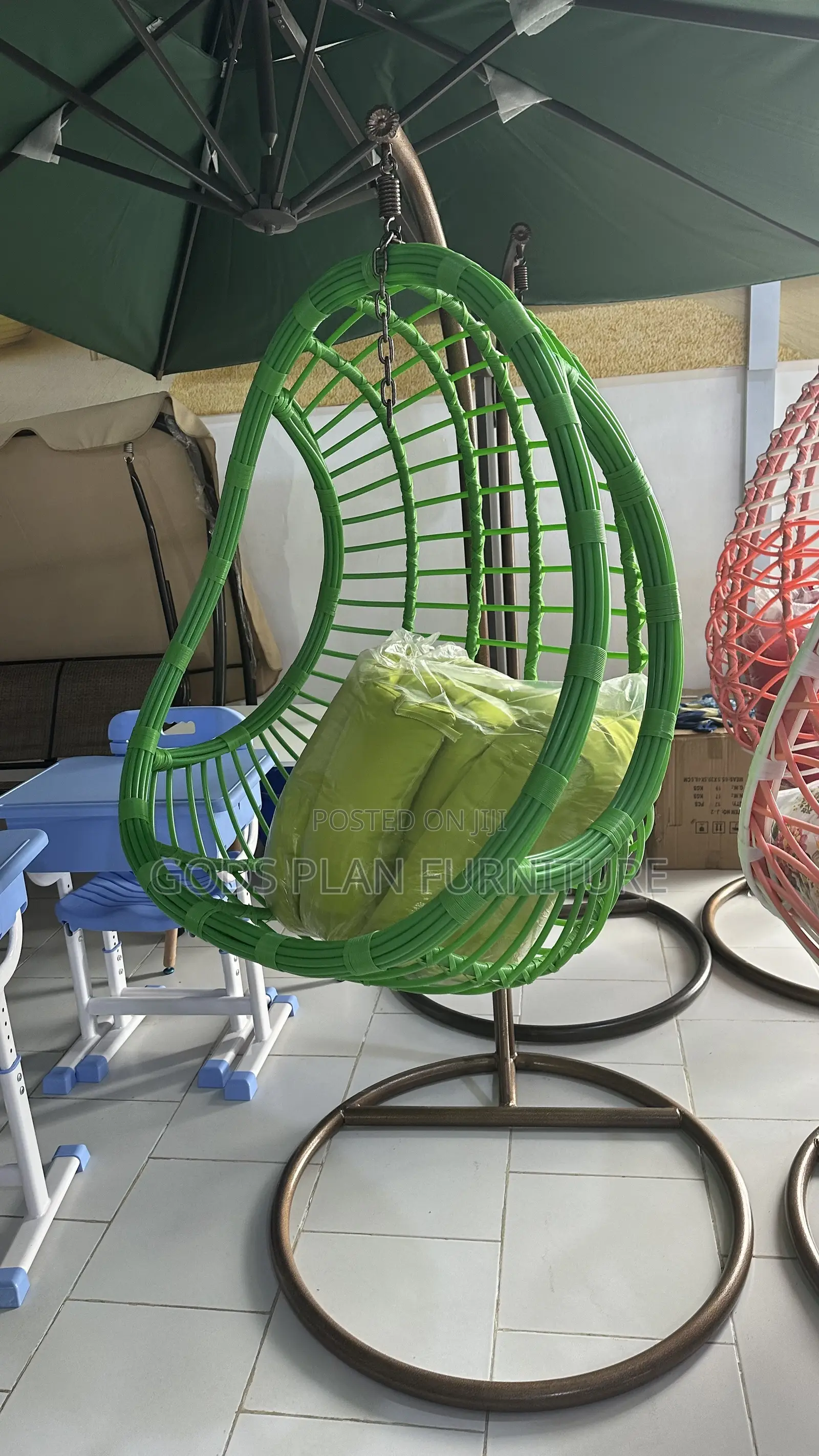 Green Garden Swing Chair (FM)