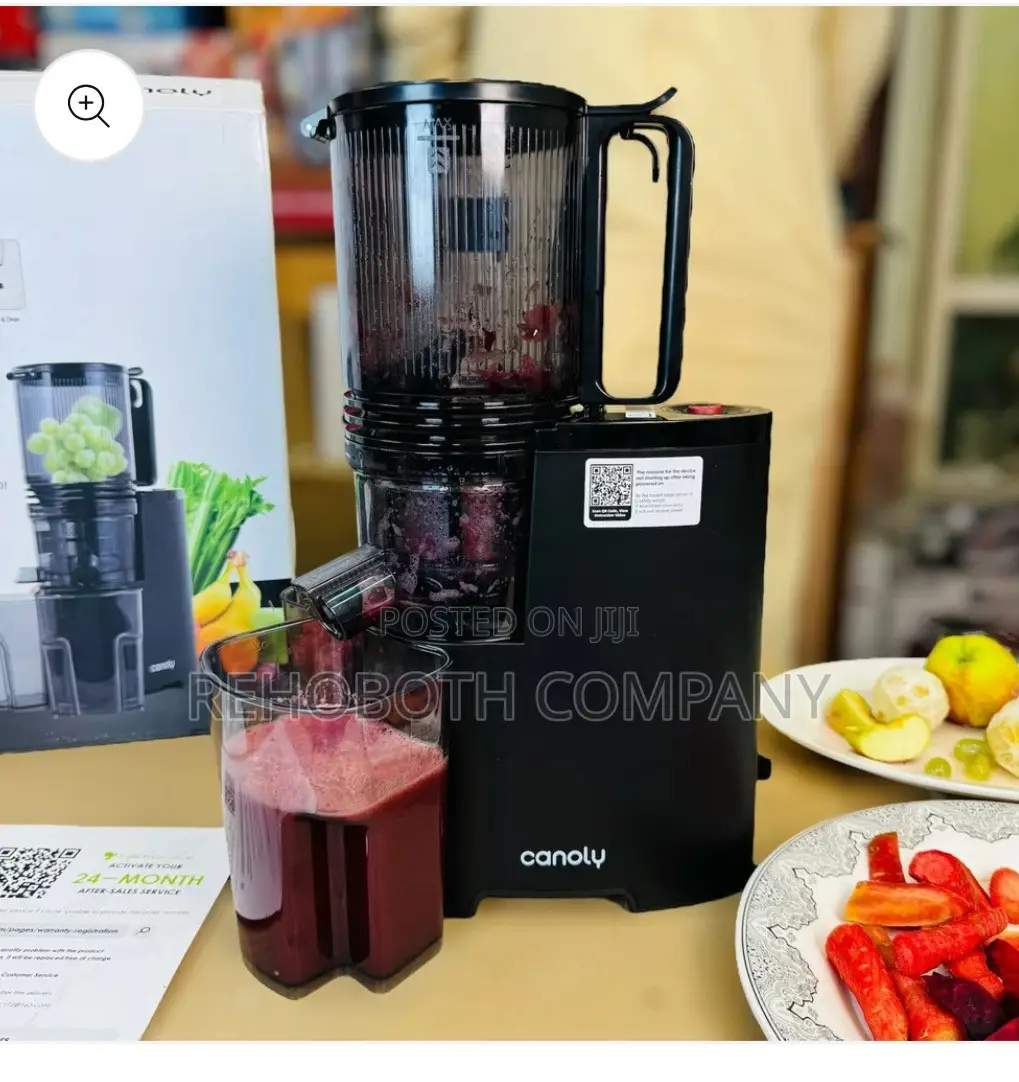 CANOLY UK Cold Press Juicer JE-75B (Slow Juicer, 250W)