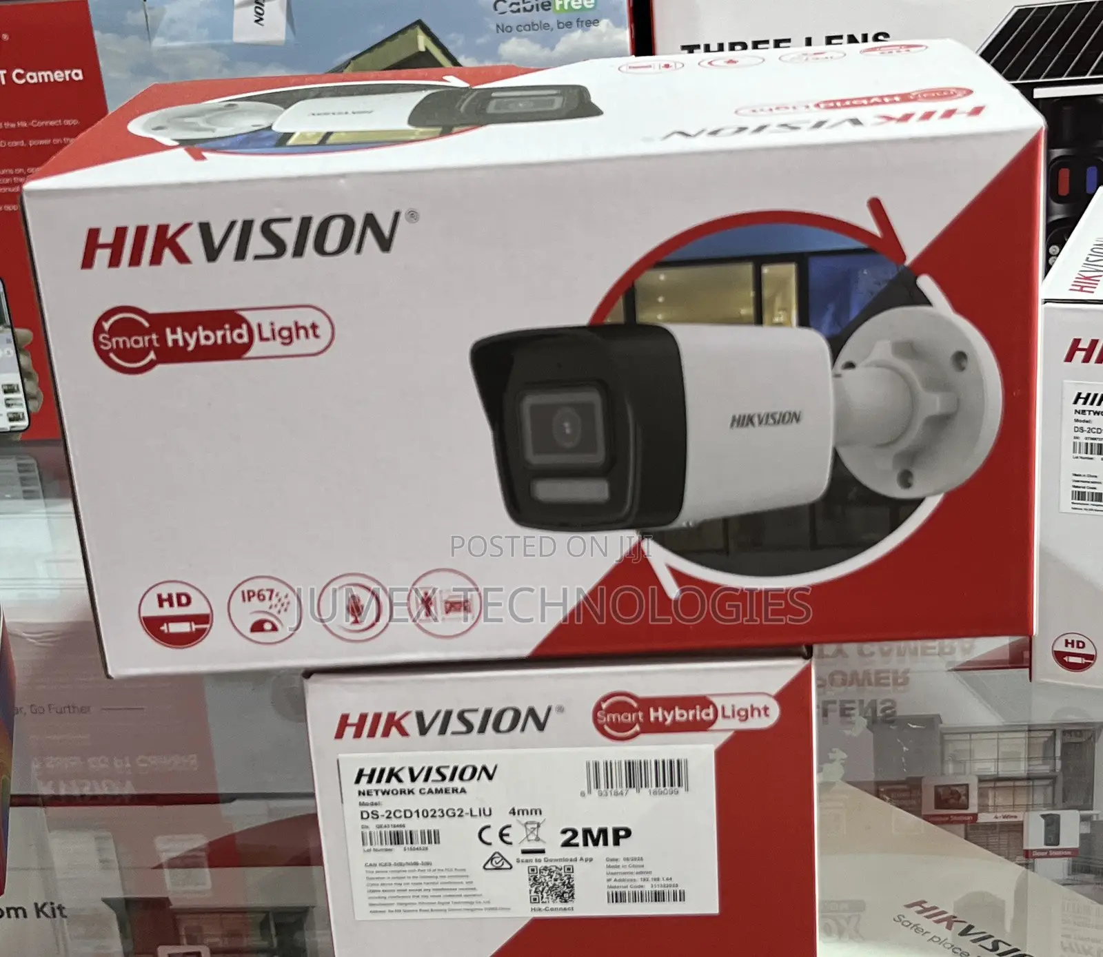 Hikvision 2mp Ip Camera With Audio Smart Hybrid Ds-2cd1023g2-Liu
