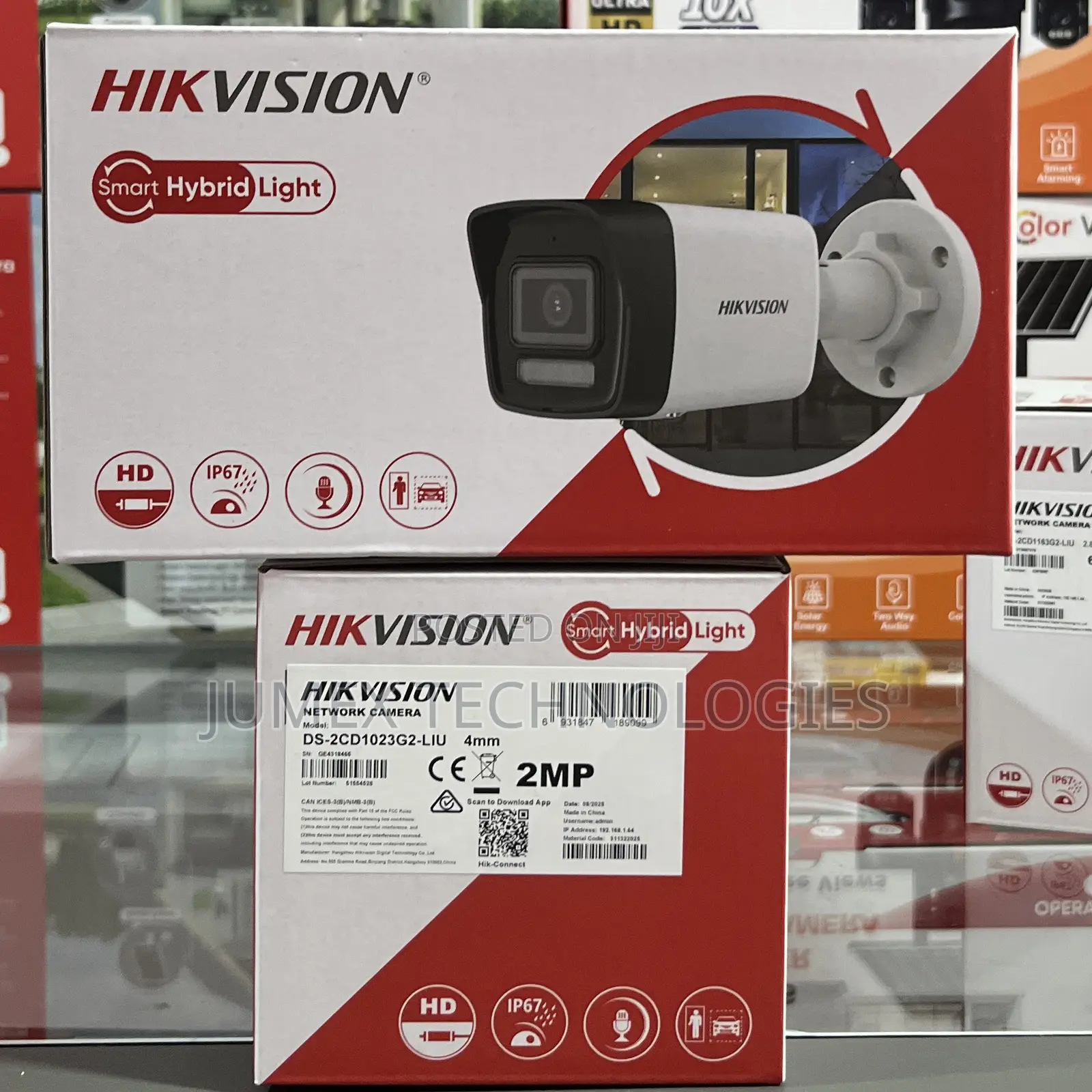 Hikvision 2mp Ip Camera With Audio Smart Hybrid Ds-2cd1023g2-Liu