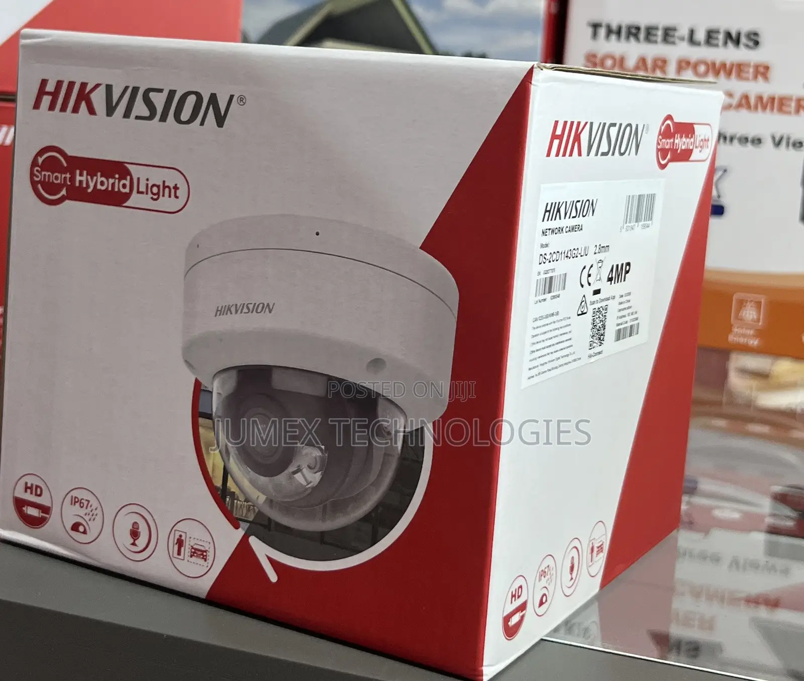 Hikvision 4mp Ip Camera With Audio Smart Hybrid Ds-2cd1143g2-Liu
