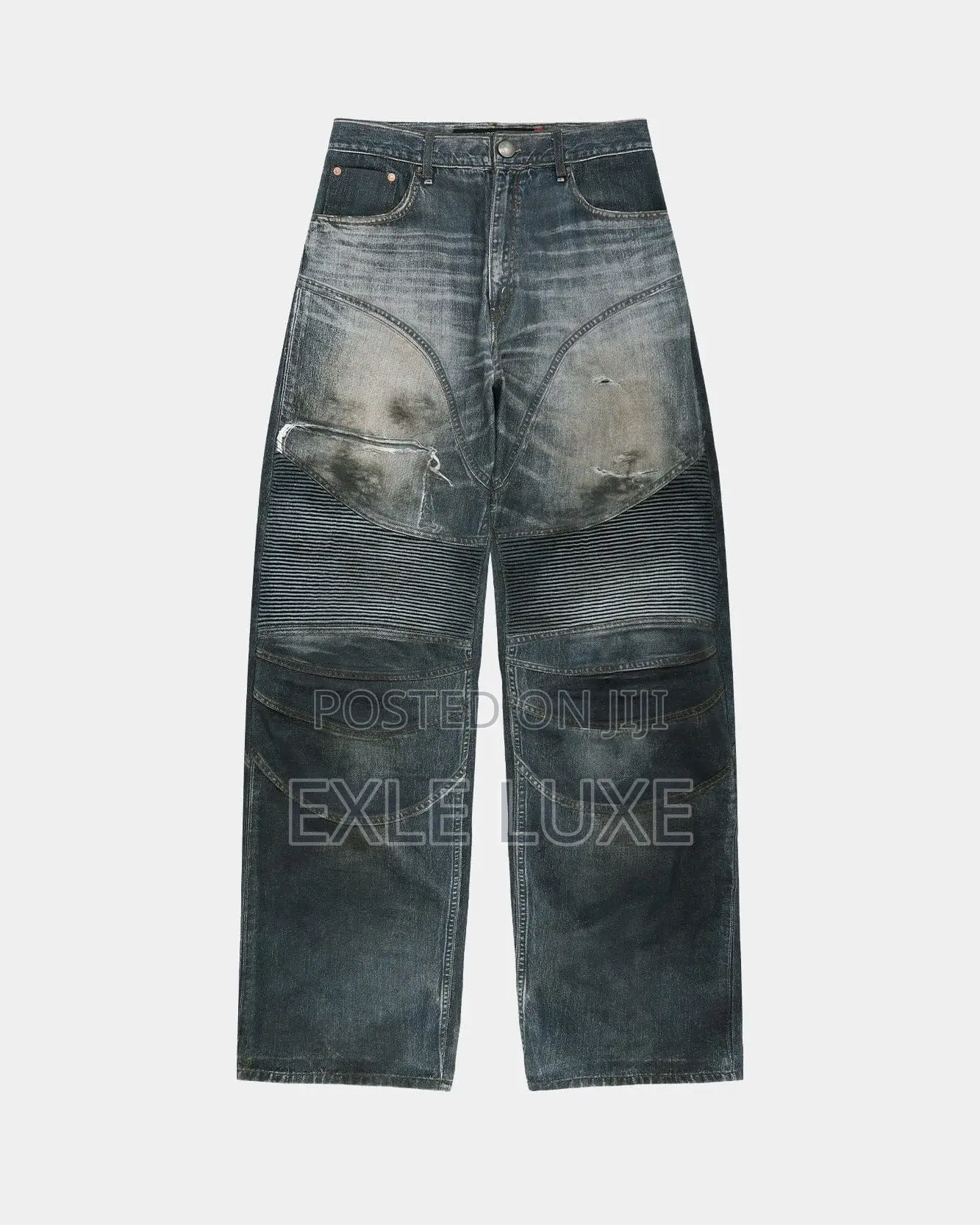 Paint Splash Distressed Jeans
