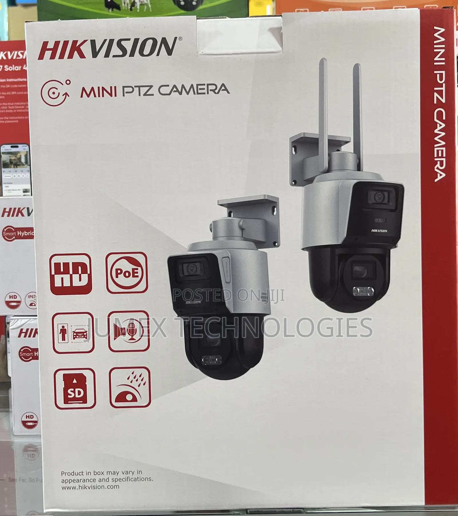 Hikvision Mini PTZ Camera Ds-2se3c404mwg-E/14 2.8mm 4mp, 4mp 4x Zoom