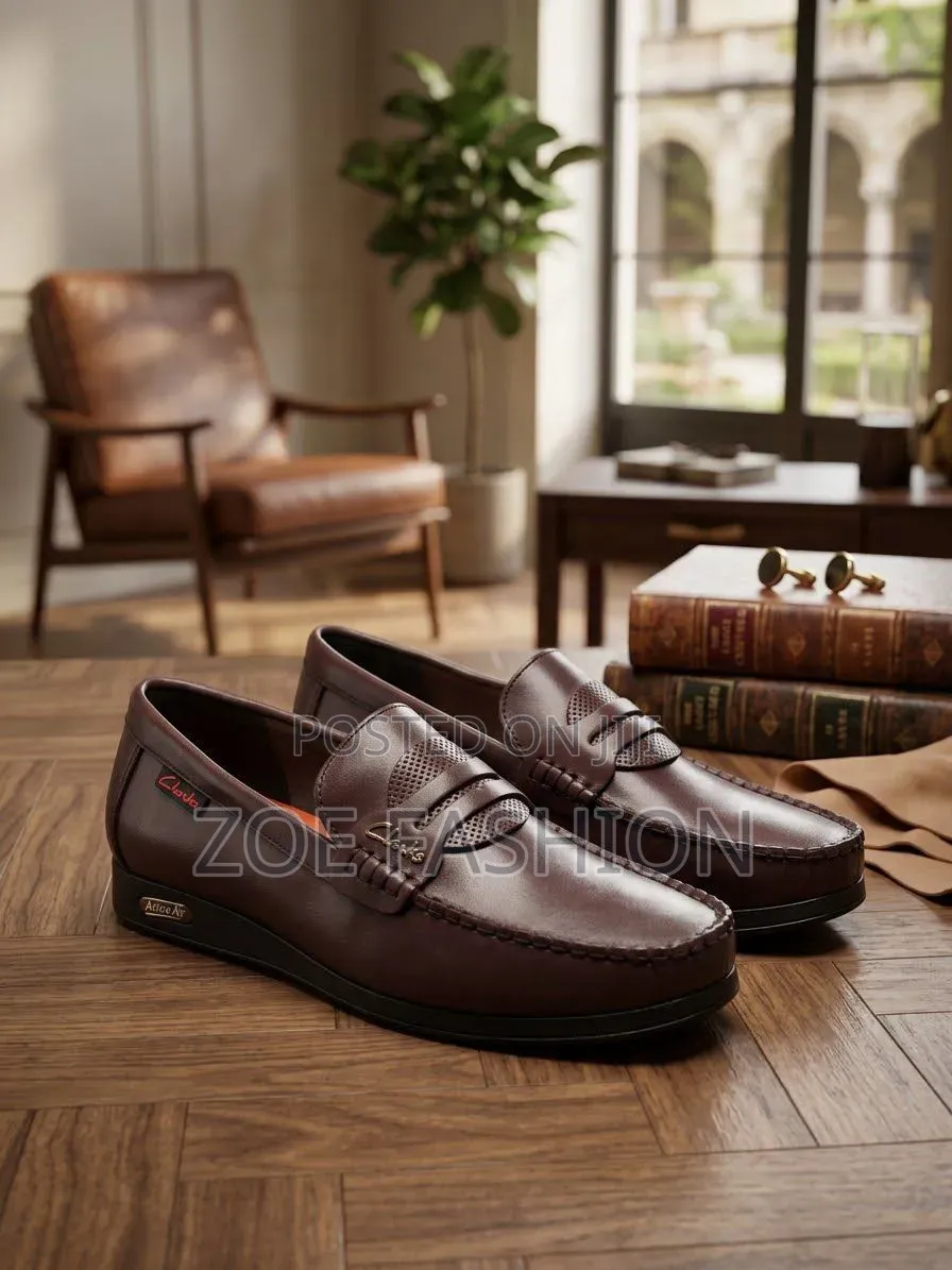 Men's Down Leather Loafers ( Clarks)