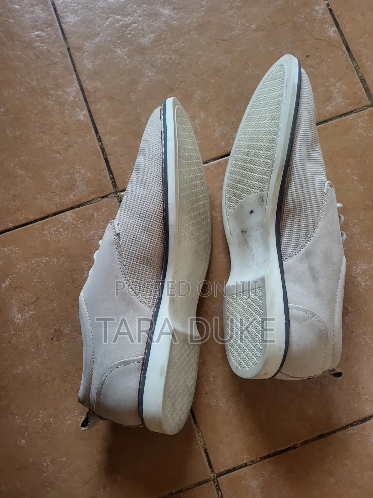 Men's Casual Beige Shoe