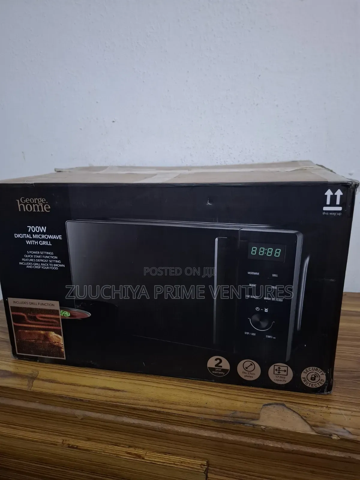 George Home 17.L Digital Microwave With Grill From UK 