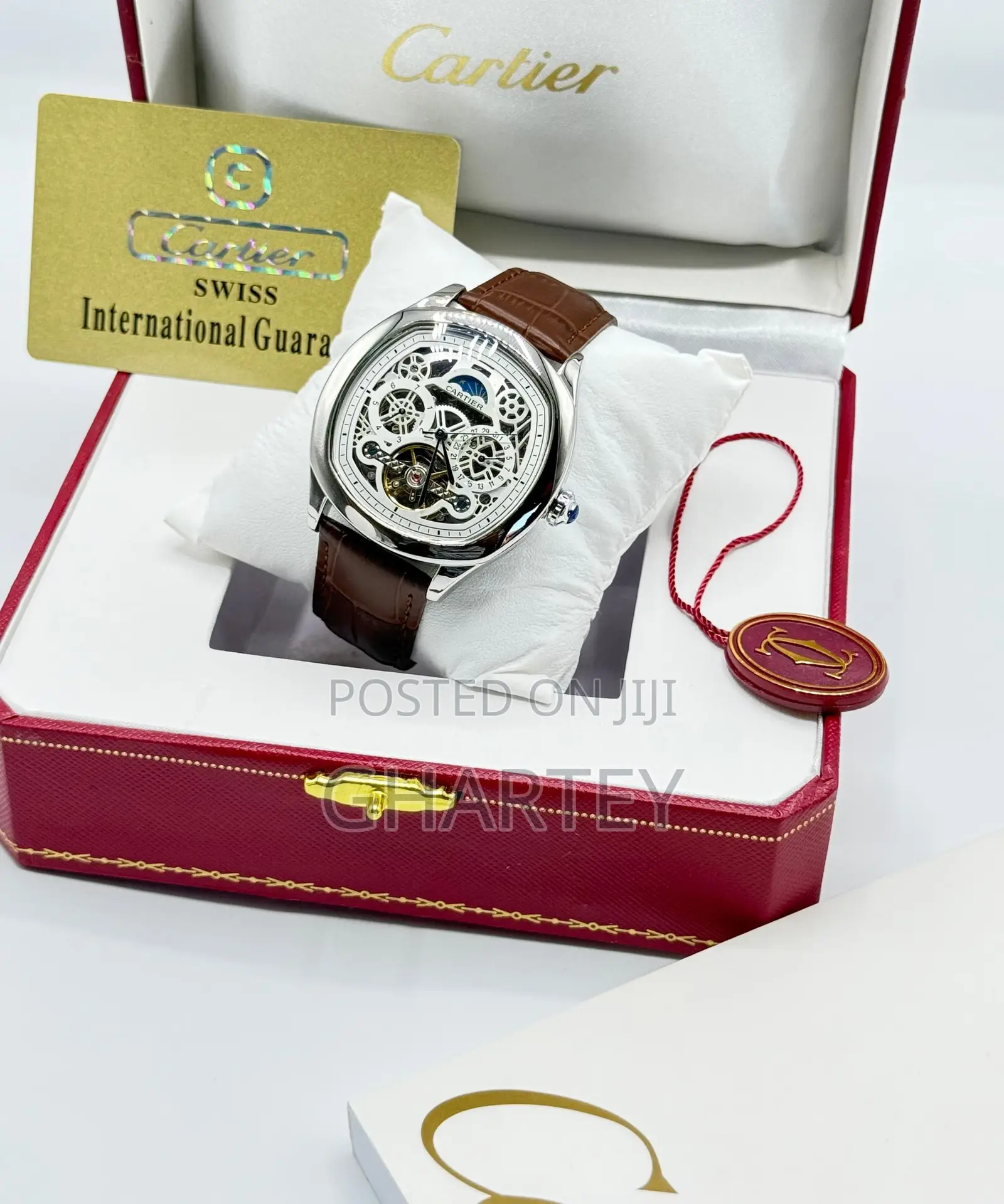 Luxury Cartier Skeleton Automatic Watch