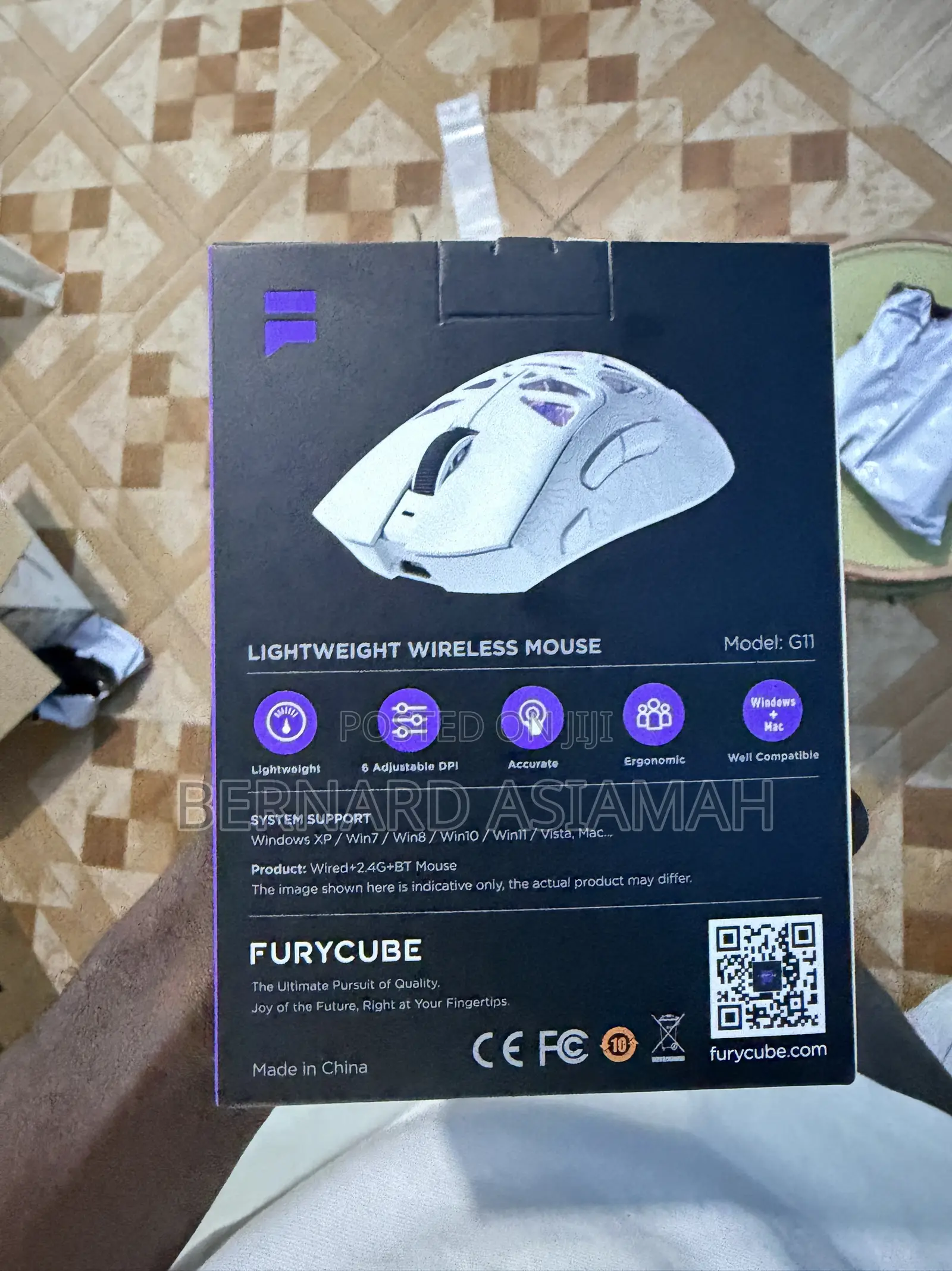 FURYCUBE G11 Ultra Lightweight Wireless Gaming Mouse