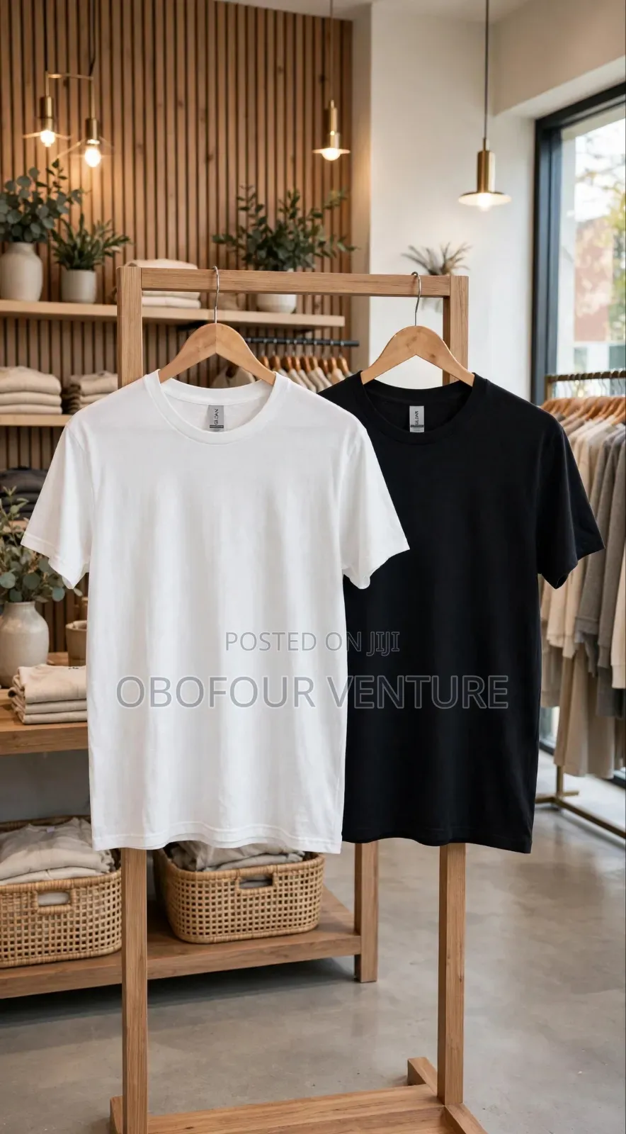 Original GILDAN Plain Tees - White Black -100%Cotton• SoftComfotable