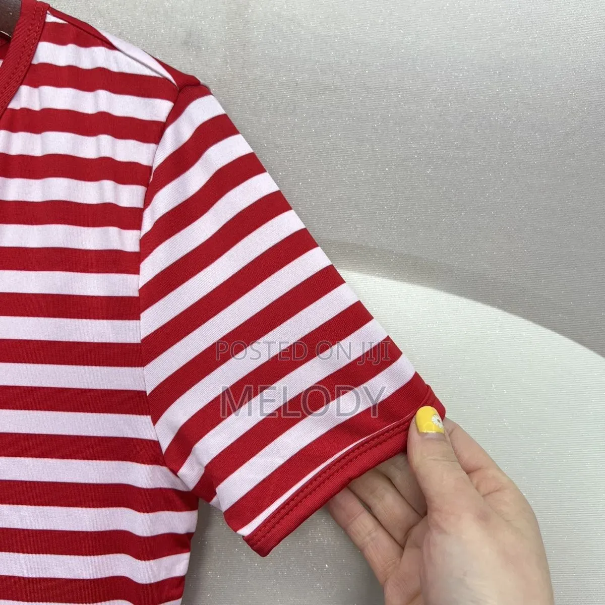Nwatee Fashion Striped Polo Mini Dress
