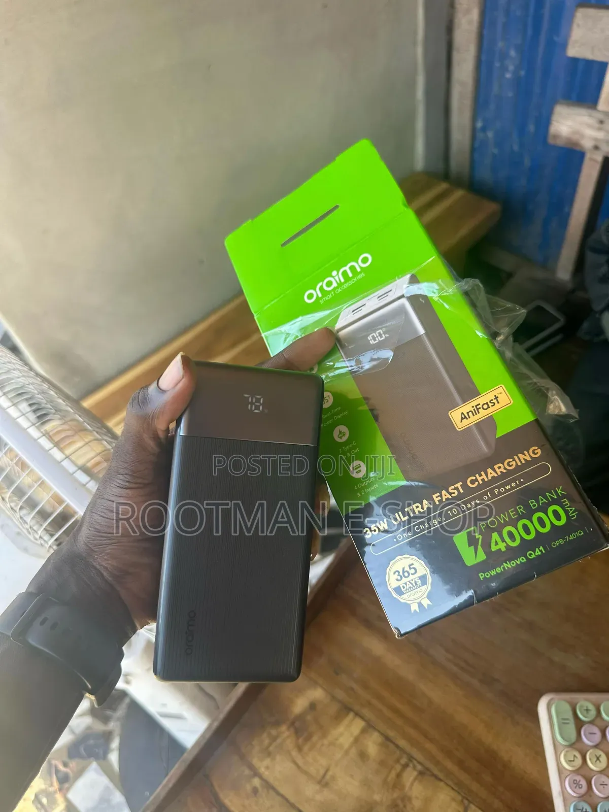 PowerNovaQ41 40000mAh Power Bank – Fast Charger 22.5W Fast Charging