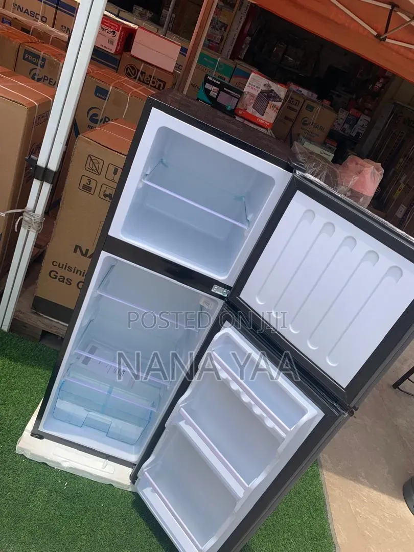 Nasco Quality Double Door Fridge 158 Litres Top Freezer