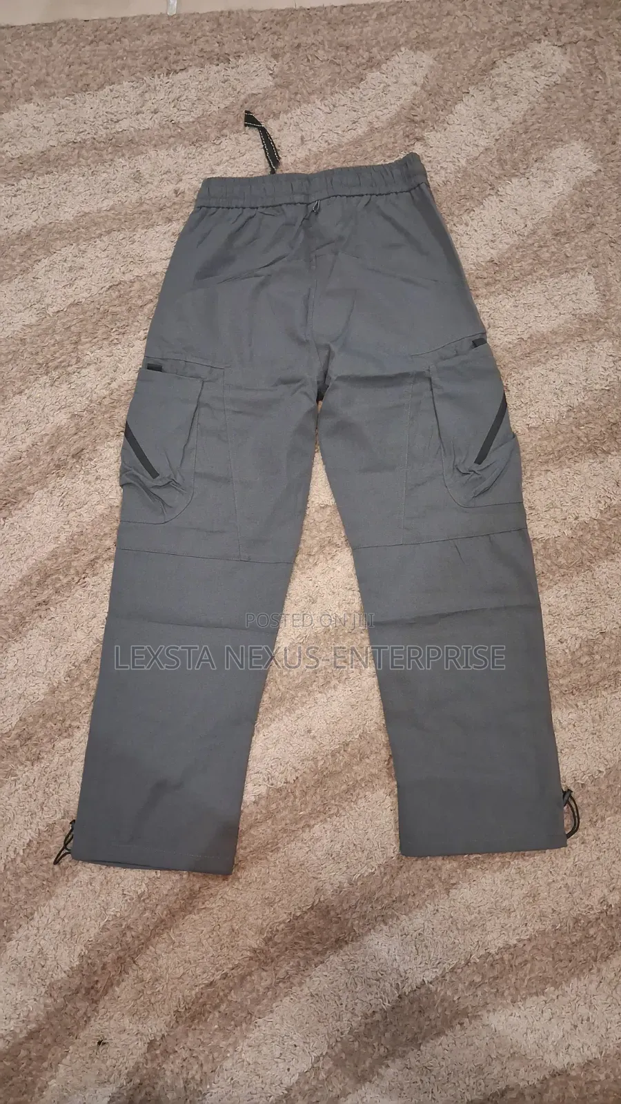 Grey Cargo Pants