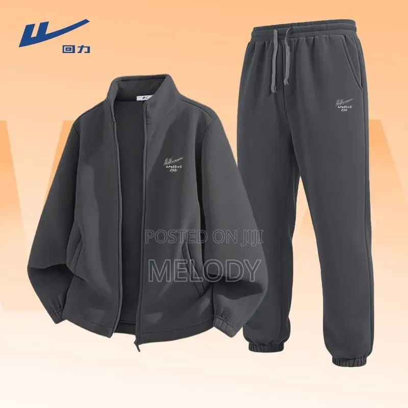 Warrior Fleece Zip Jacket Jogger Tracksuit Set