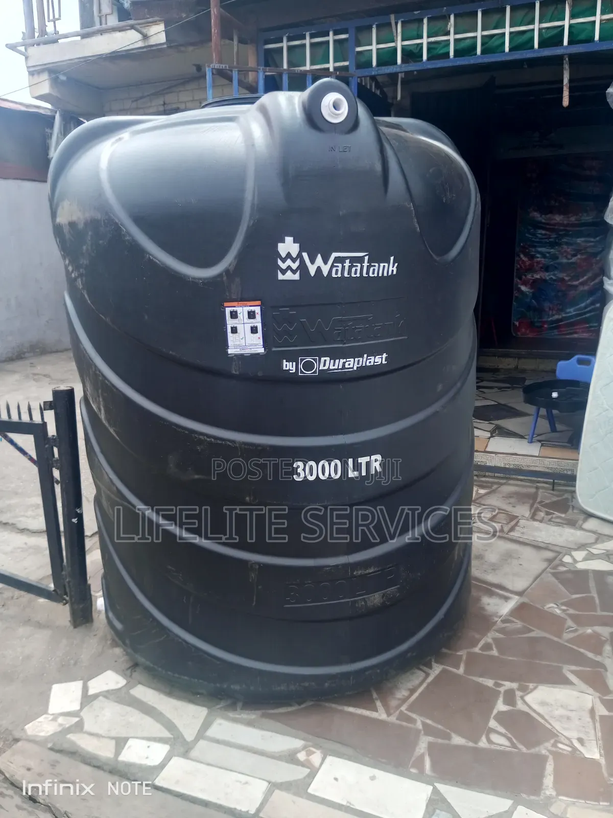 3000 Litres Duraplast Water Tank -# Strong Hard Body
