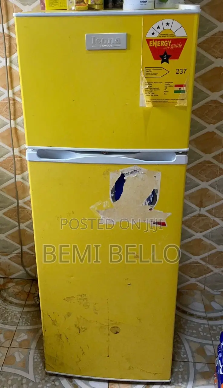 Icona Double Door Refrigerator – Used, Good Working Condition
