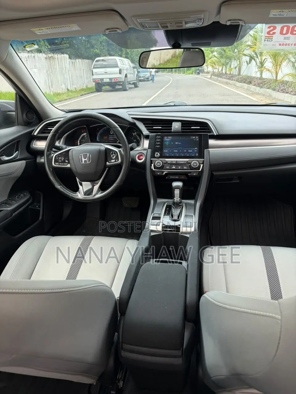 Honda Civic EX-L Sedan 2019 Gray
