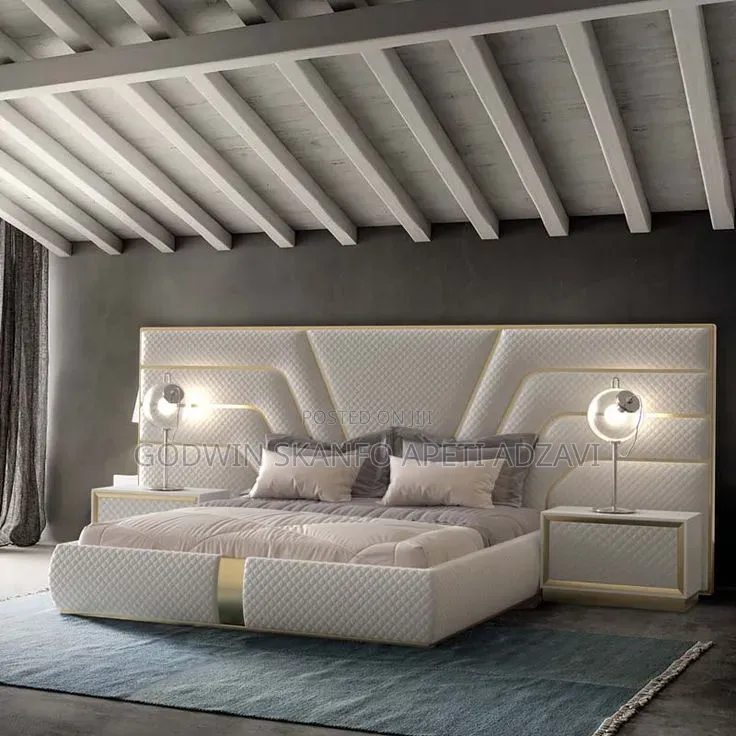 King Size Bed Frame and Mattress and Side Drawer Available
