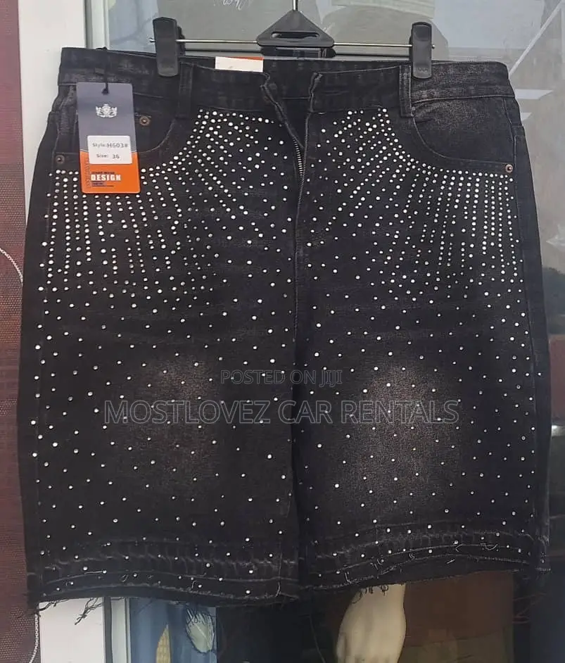 Stock Stone Short Jeans Baggy Waist Size 34,36 in Store