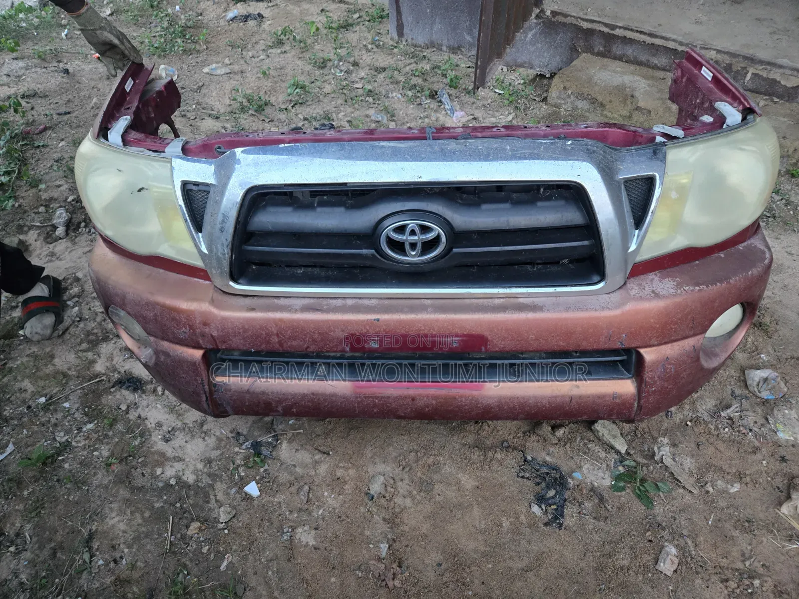 Front Cut of Toyota Tacoma