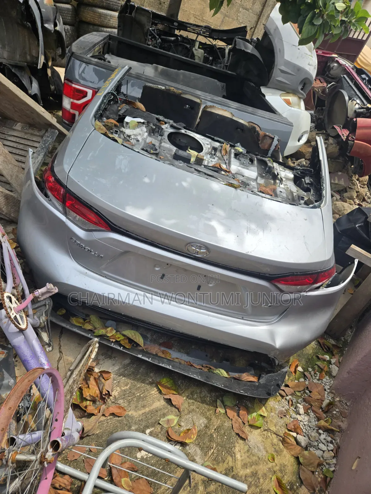 Corolla 2020 Upward Back Cut