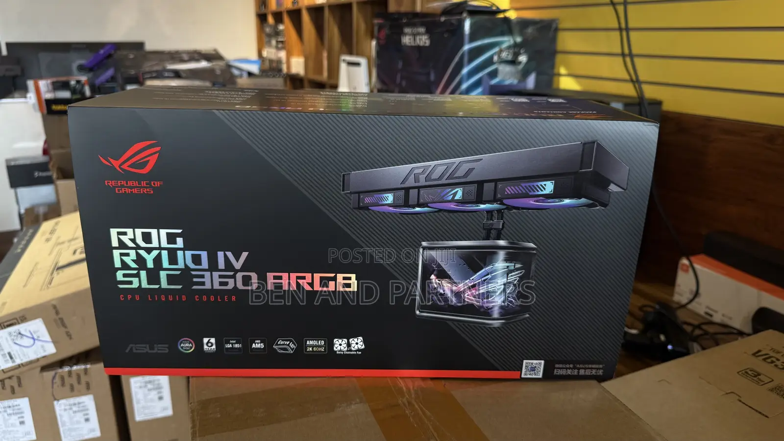 ASUS Rog Ryuo Iv 360 Argb Liquid Cooler