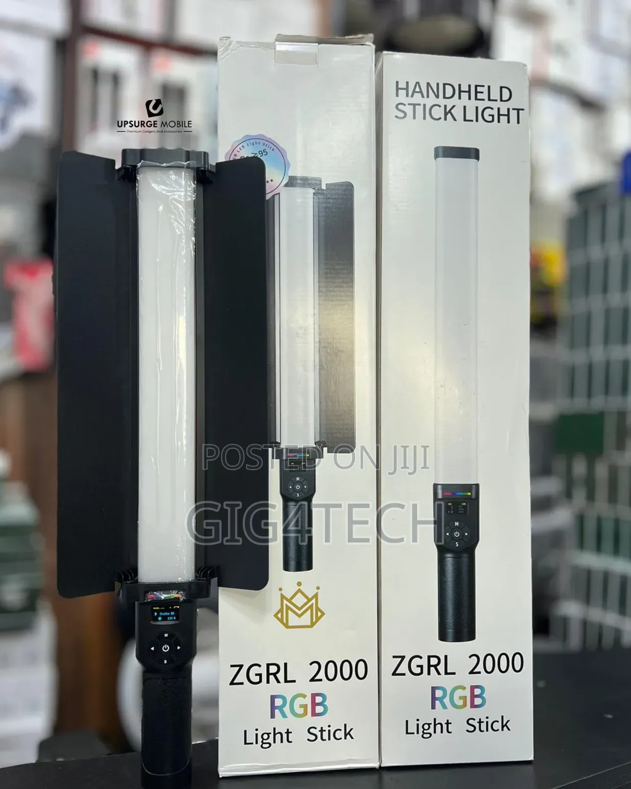 Handheld and Rechargeable RGB Tube Light Stick