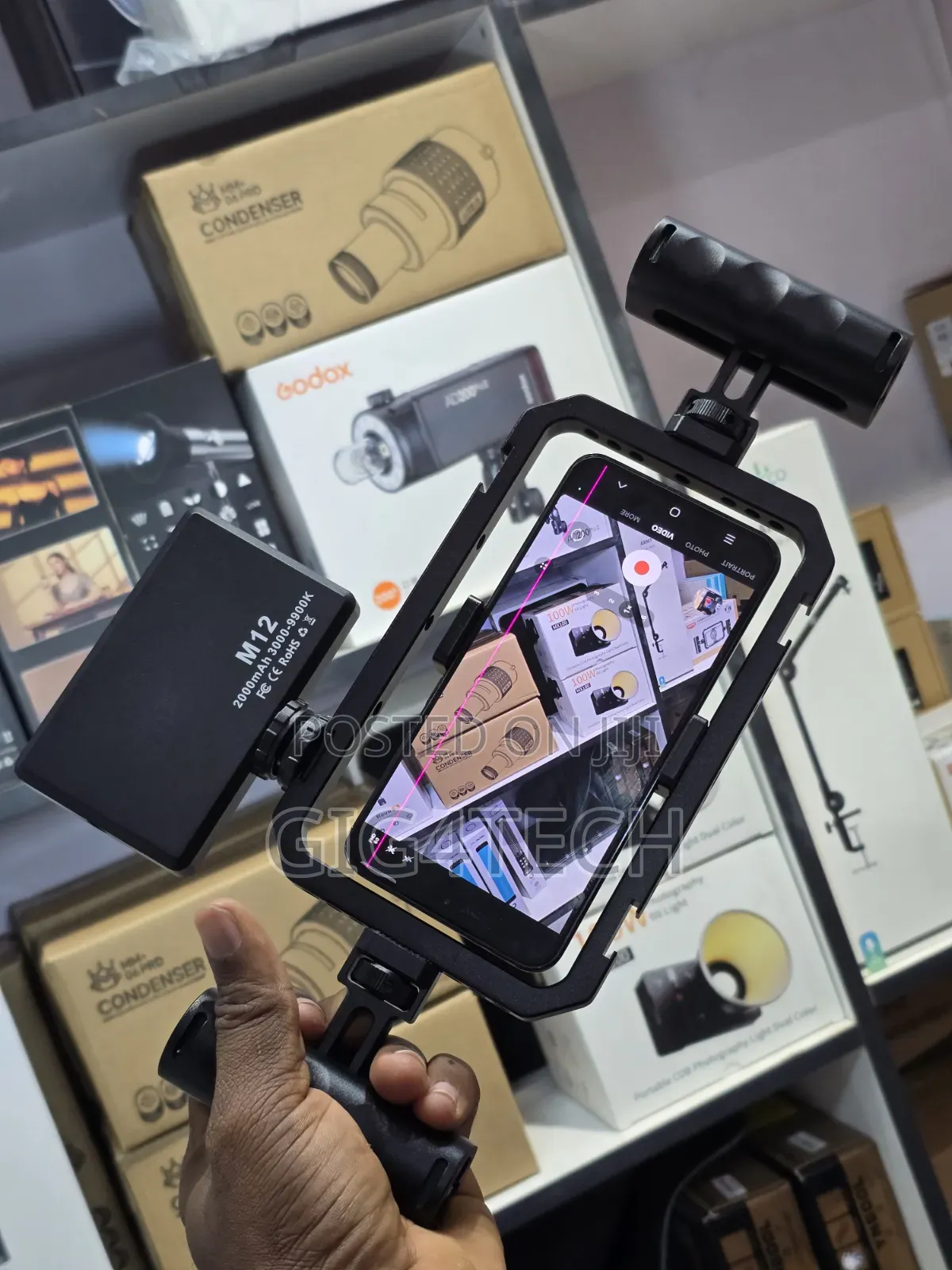 Universal Quick Release Smartphone Cage