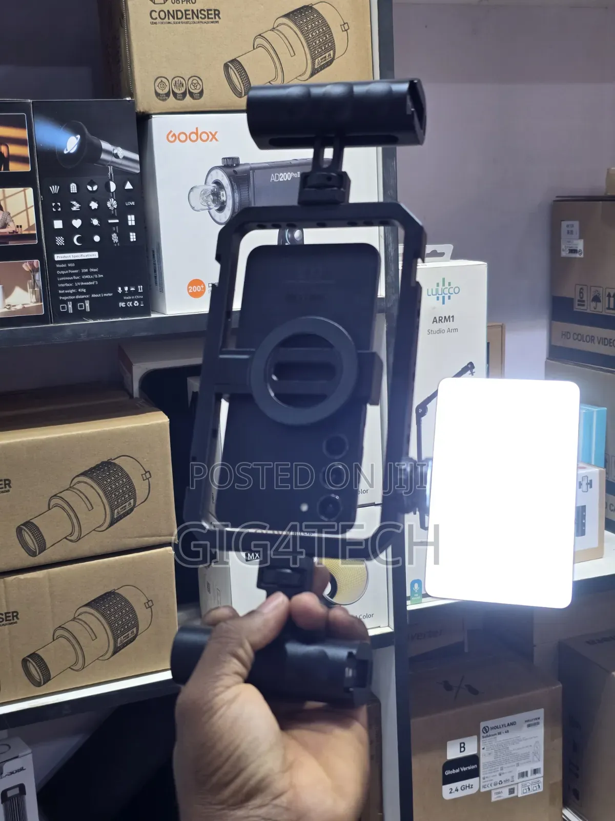 Universal Quick Release Smartphone Cage