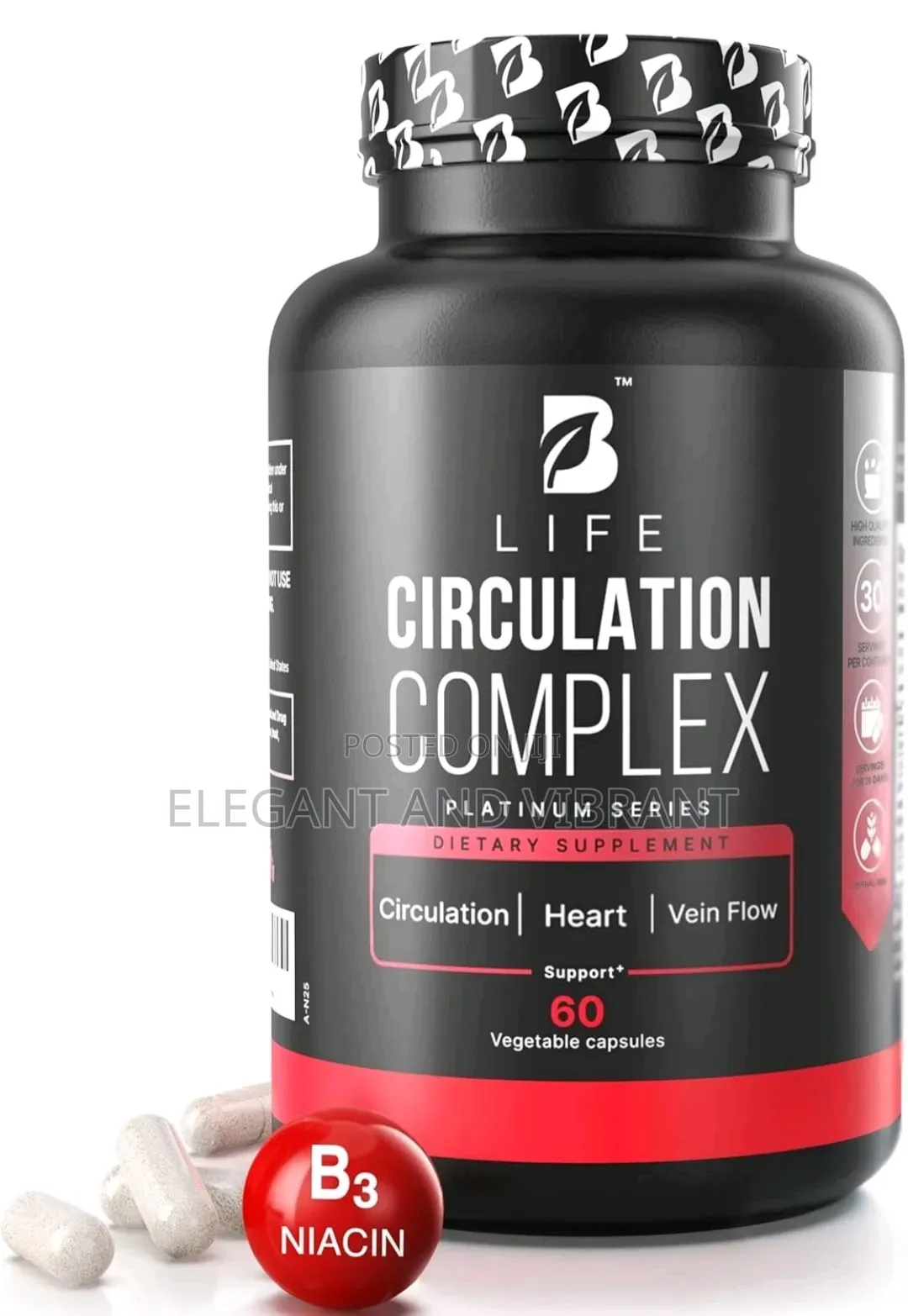 Circulation Complex for Varicose Veins - Resveratrol, Horse Chestnut