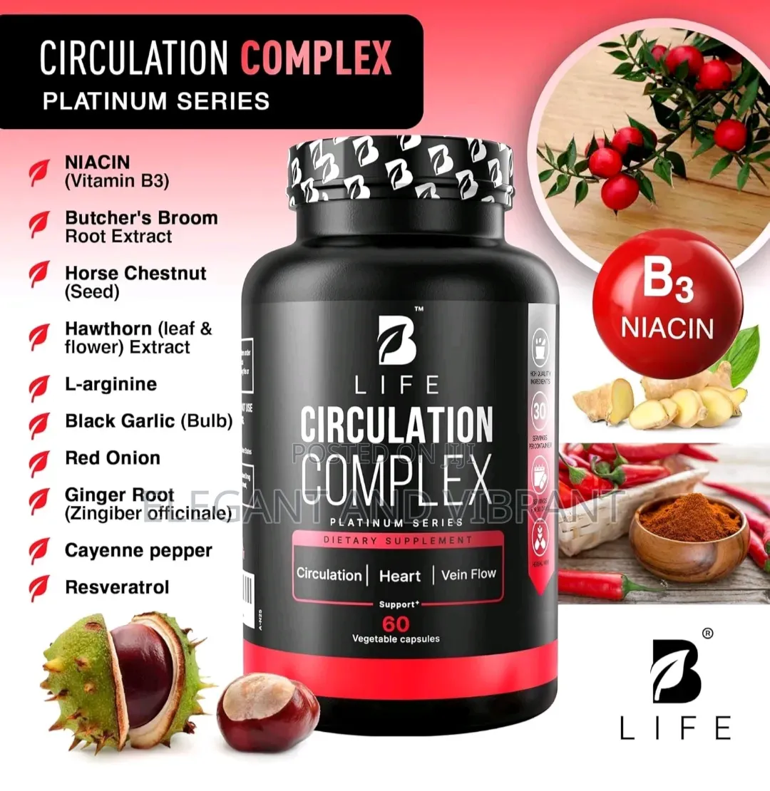 Circulation Complex for Varicose Veins - Resveratrol, Horse Chestnut