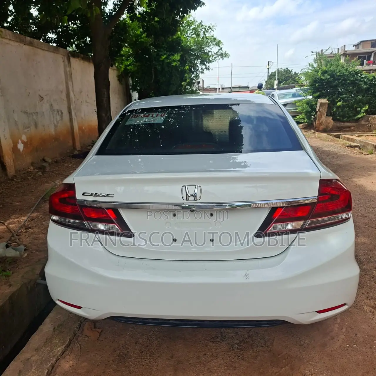 Honda Civic EX 4dr Sedan (1.8L 4cyl CVT) 2015 White