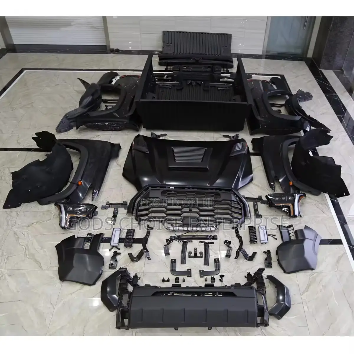 Complete Front Bumper Body Kit Tundra 2022-2023-2024-2025