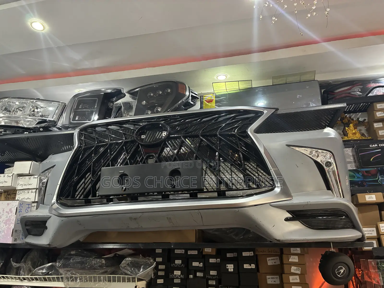 Front Bumper Complete Lexus LX570 2016-2017-2018-2020-2022