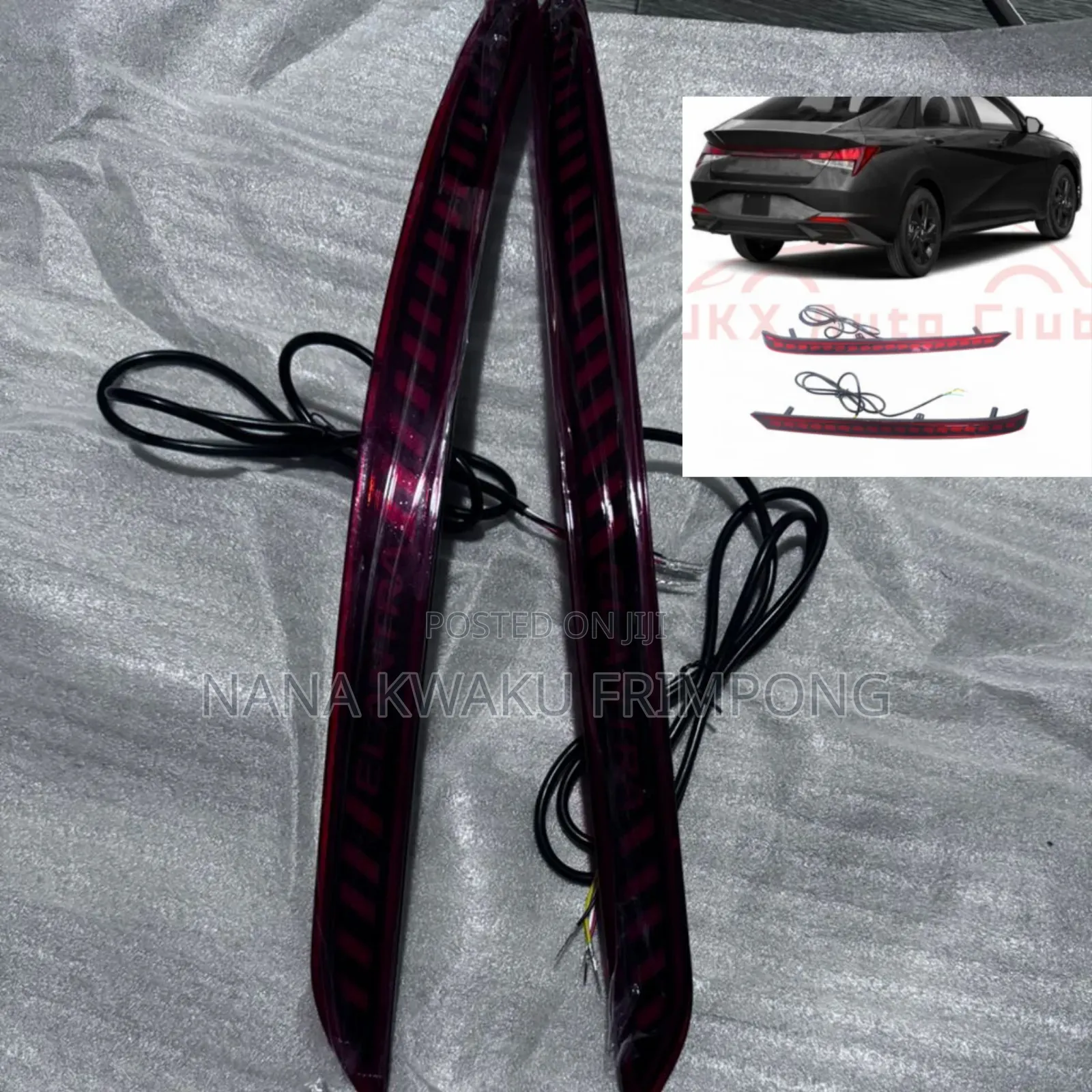 Hyundai Elantra 2023 to 2024 Back Led Bumper Reflector Available