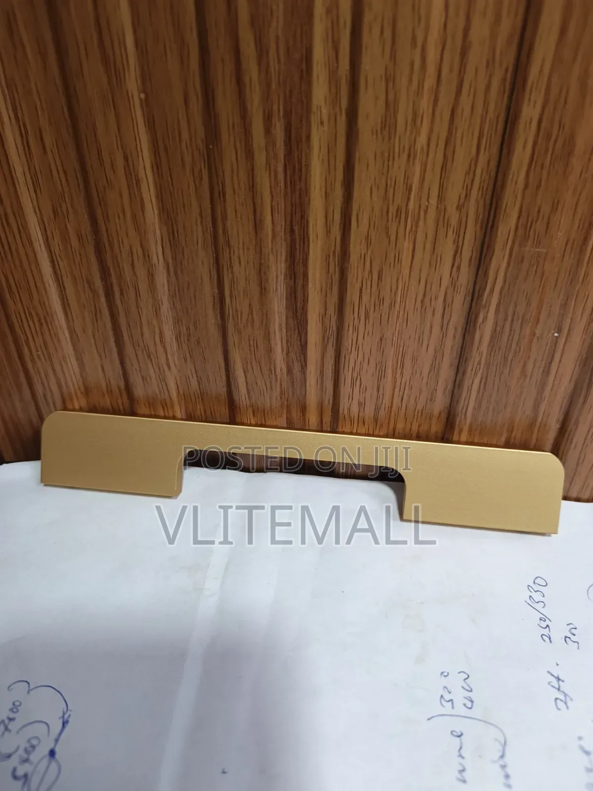 Brass Cabinet Pull Handle Gold 180mm