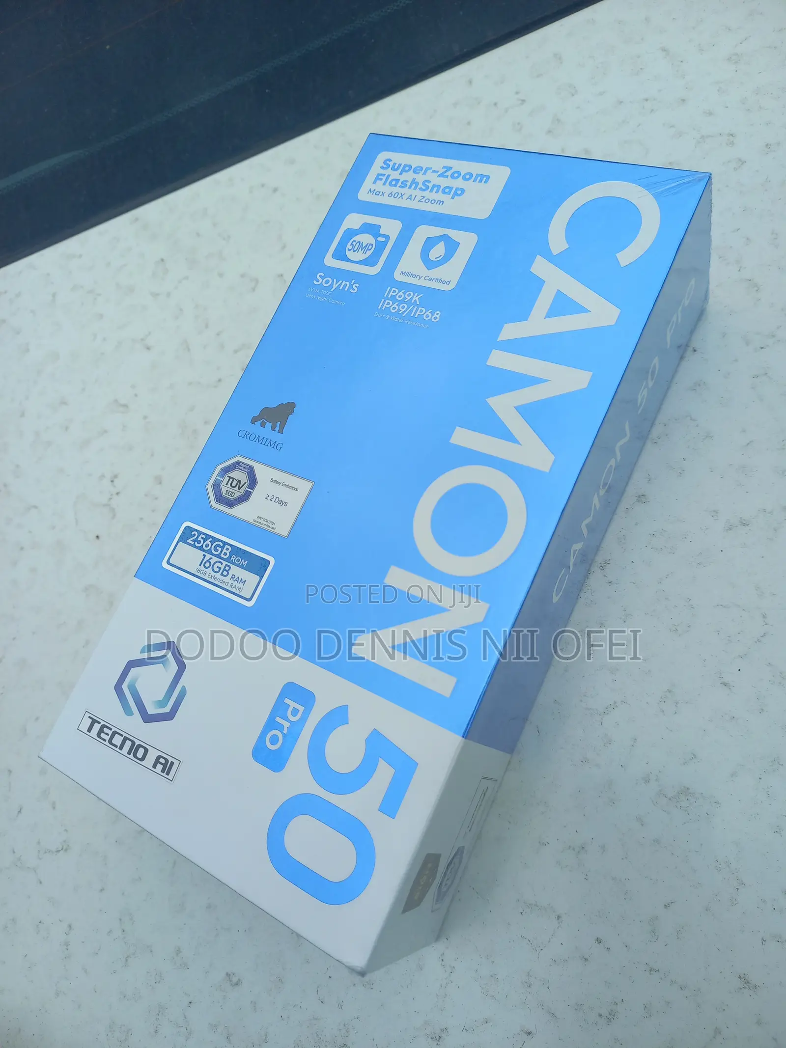 New Tecno Camon 50 Pro 256 GB Orange