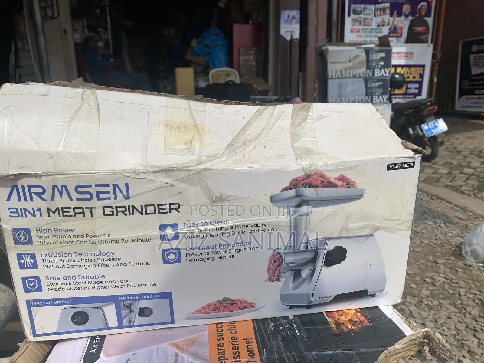 AIRMSEN 3-in-1 Electric Meat Grinder