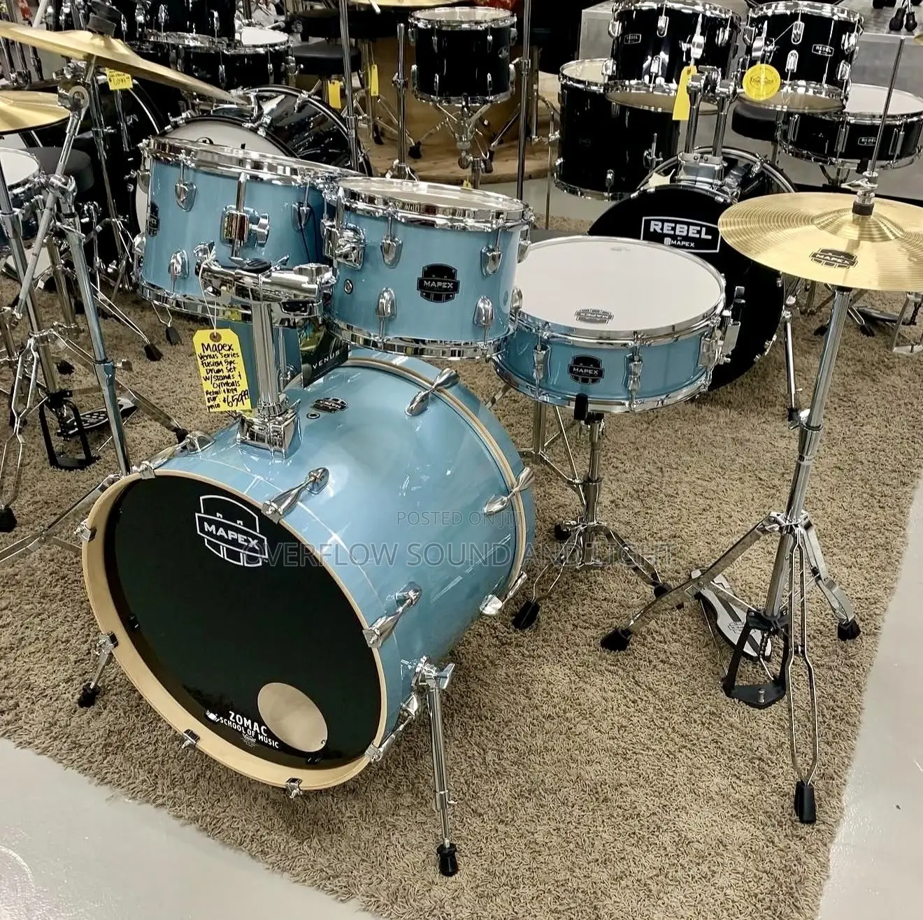 Mapex Venus 5-Piece Complete Acoustic Drum Set