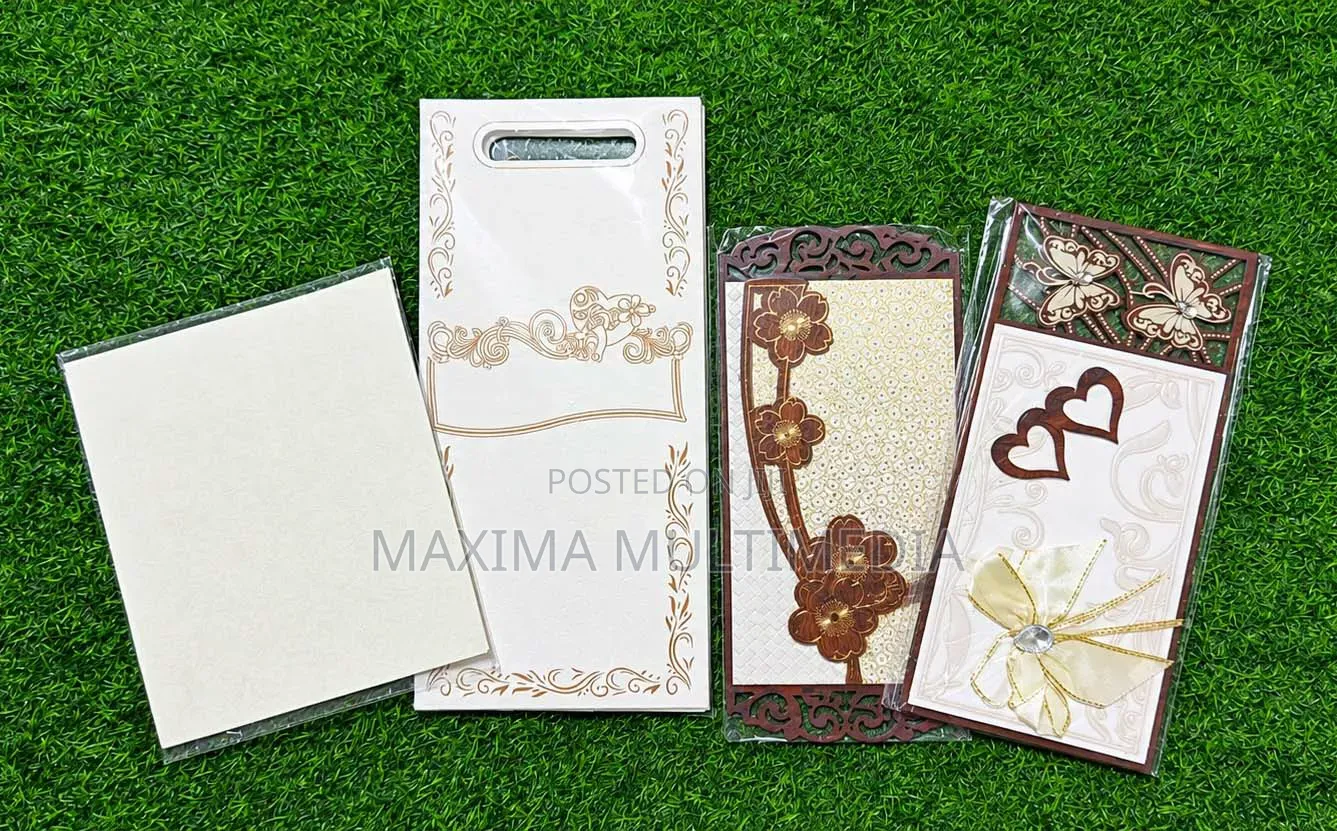 Wooden Invitation Card