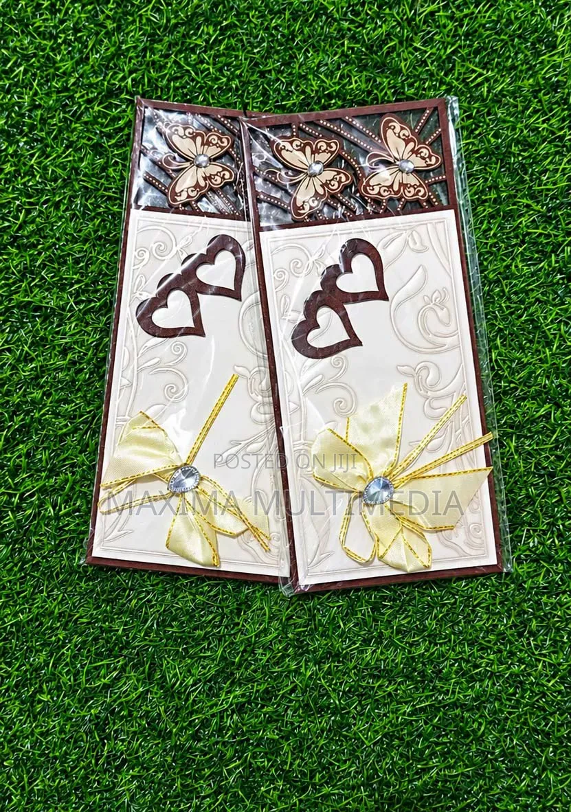 Wooden Invitation Card