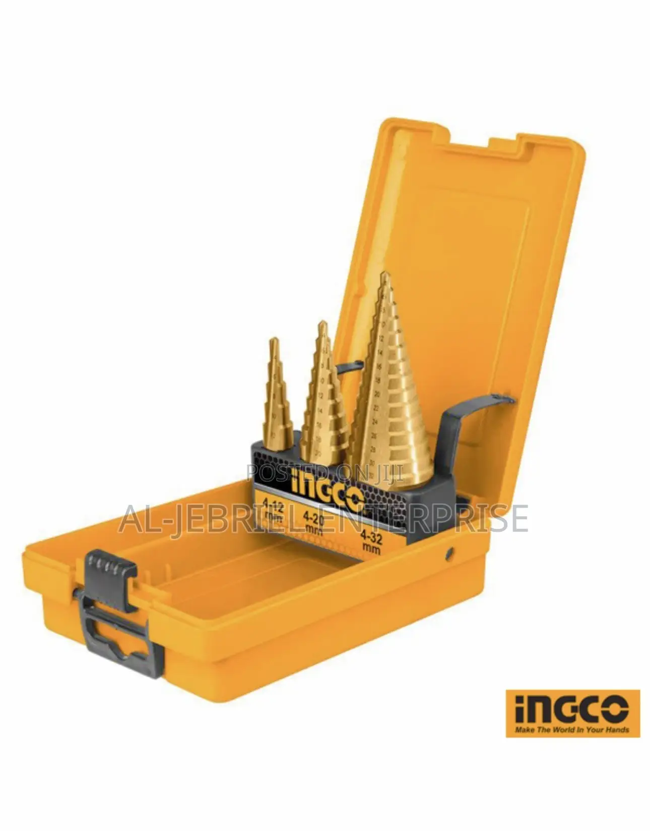 Ingco Step Drill Bits Set