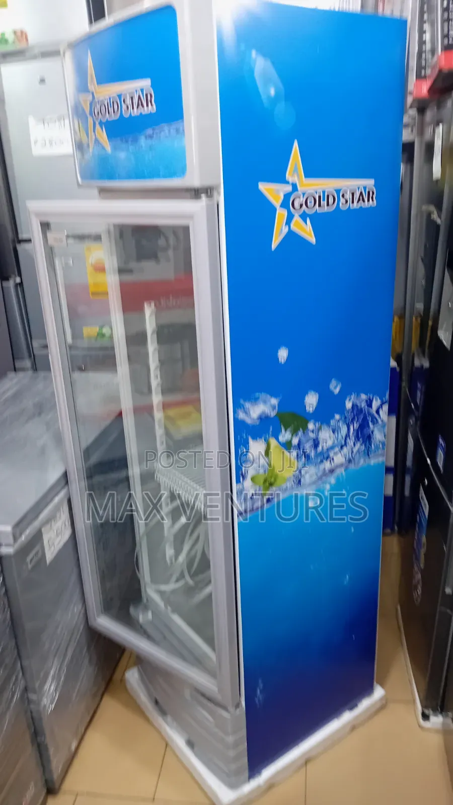 Large 229L Display Fridge Gold Star – Great for Businesses