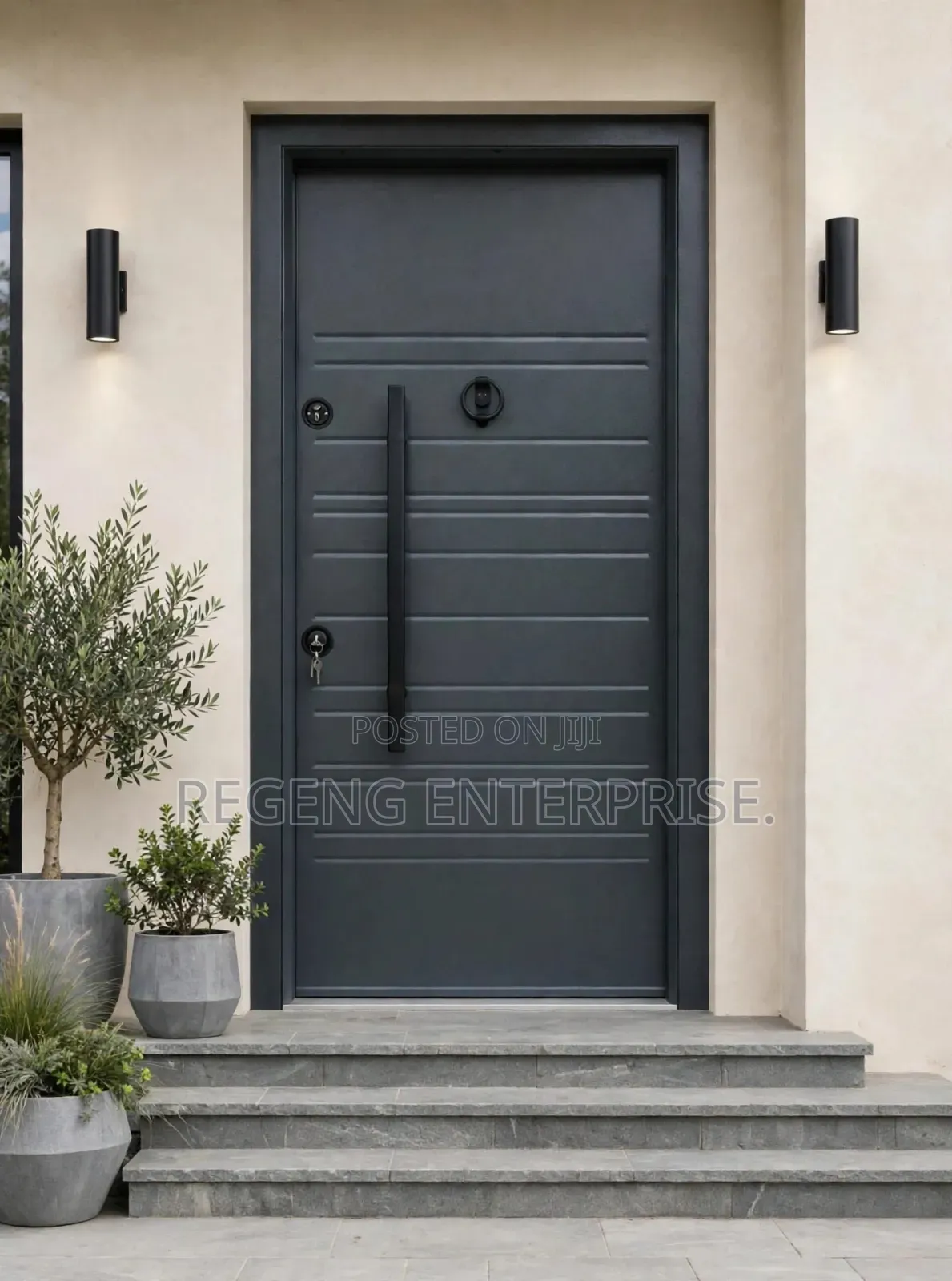 Waterproof Security (3) Locks Door