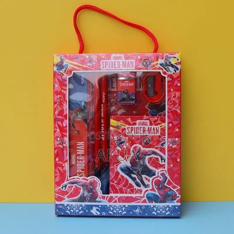 Children’s Stationery Gift Set Box – Spiderman Theme, Gifts Rewards