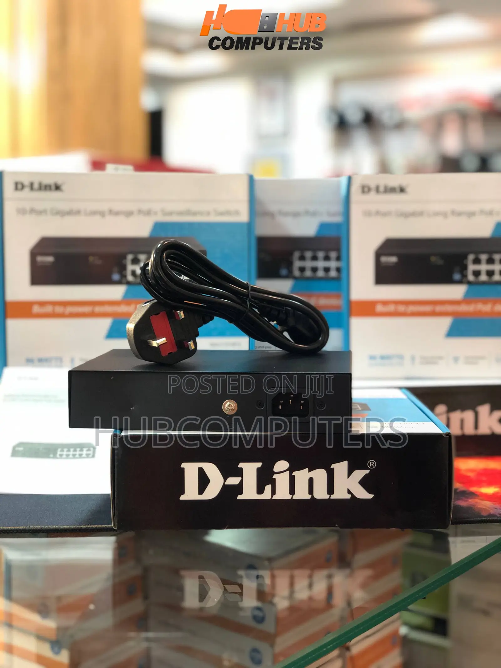 D-Link (Dgs-F1010p-E)10-Port Gigabit Longrange Poe Surveillance Switch