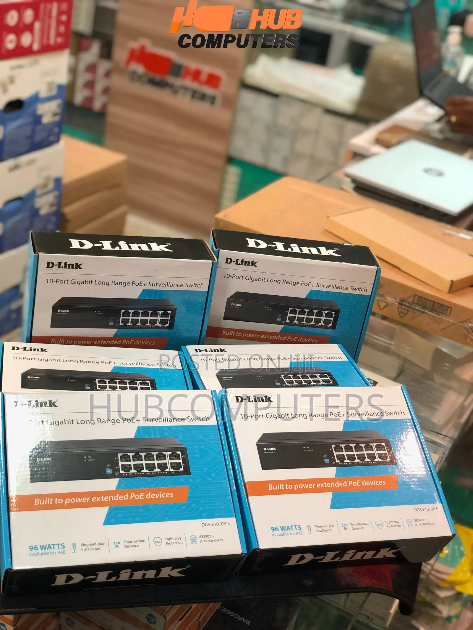 D-Link (Dgs-F1010p-E)10-Port Gigabit Longrange Poe Surveillance Switch