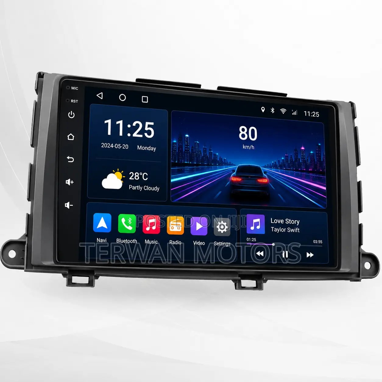 New Car Android Touchscreen for Toyota Sienna 2011 to 2014