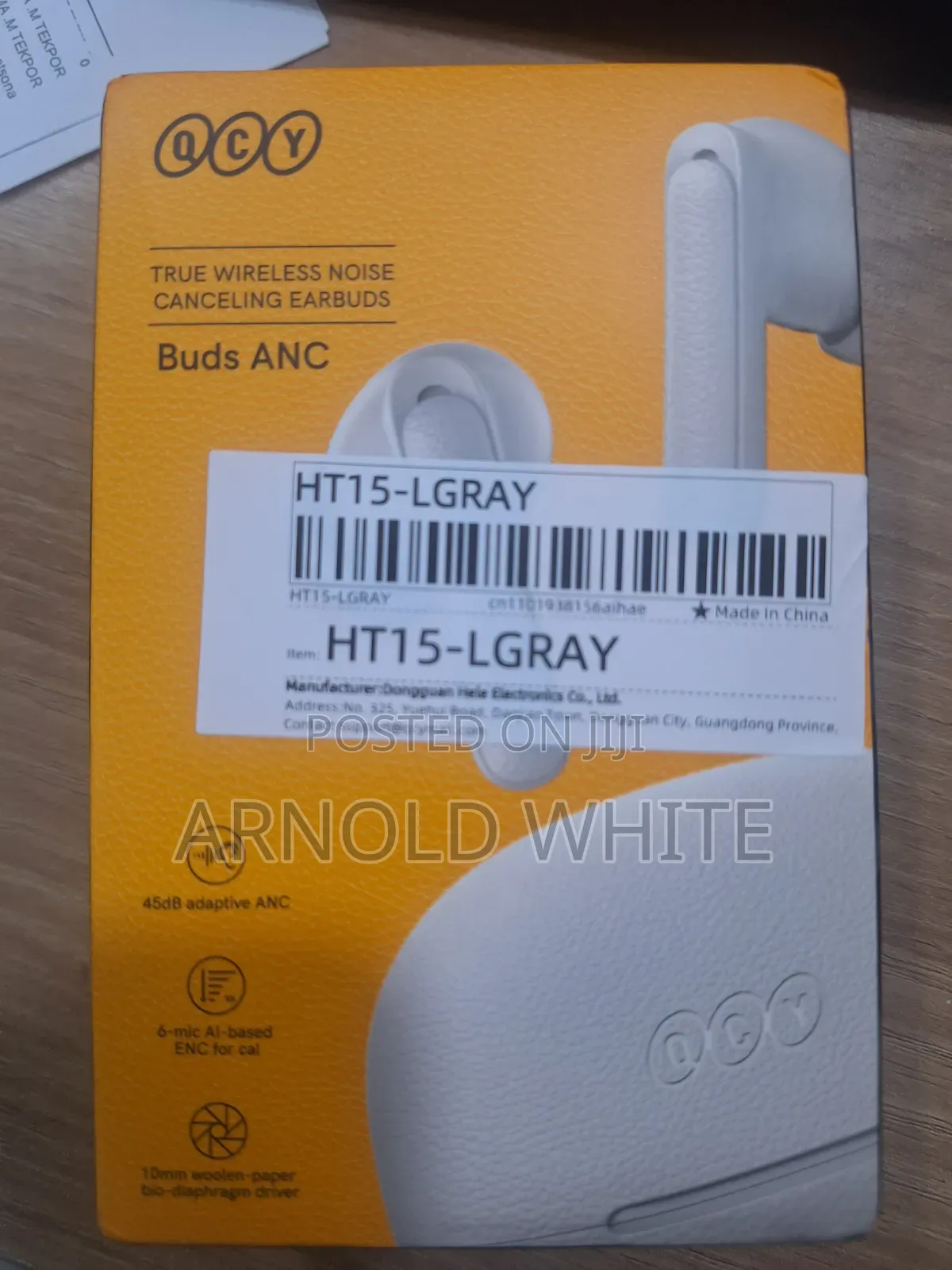QCY Buds ANC 45db