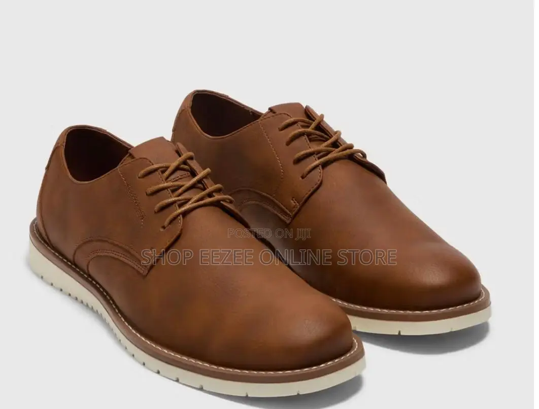 Men Tan Faux Leather Shoe